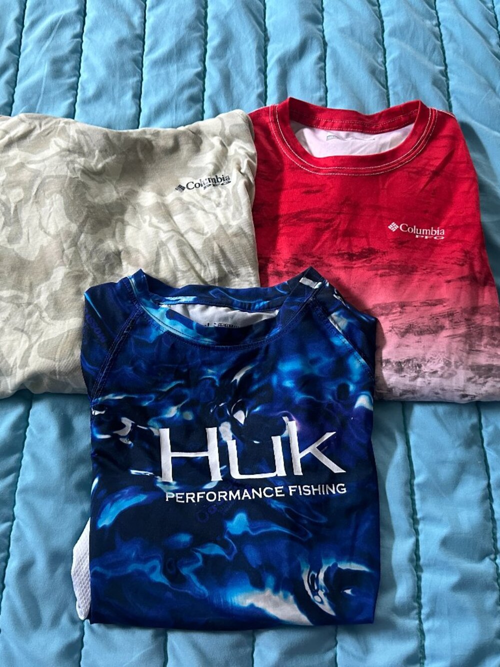 Huk and Columbia Shirts
